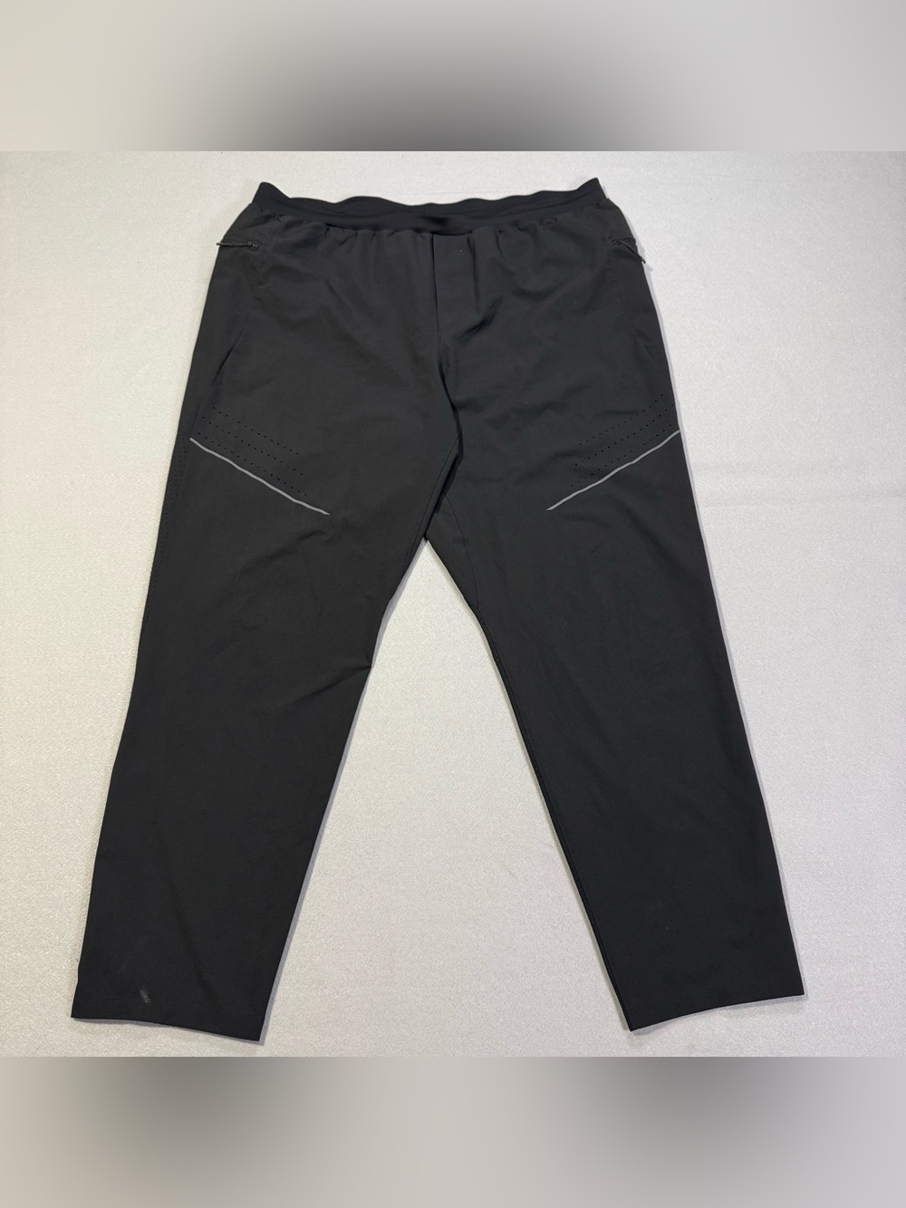 Lululemon Fast and Free Black Running Pants Joggers Men's Sz XXL 2XL EUC